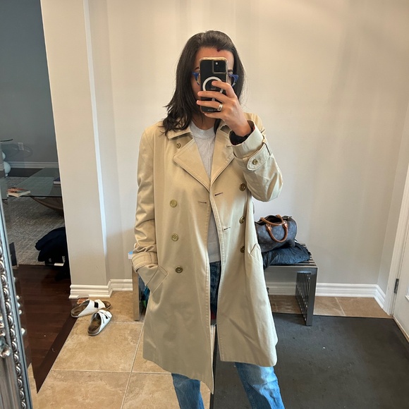 Authentic Coach 100 percent cotton beige trench coat - Picture 14 of 14